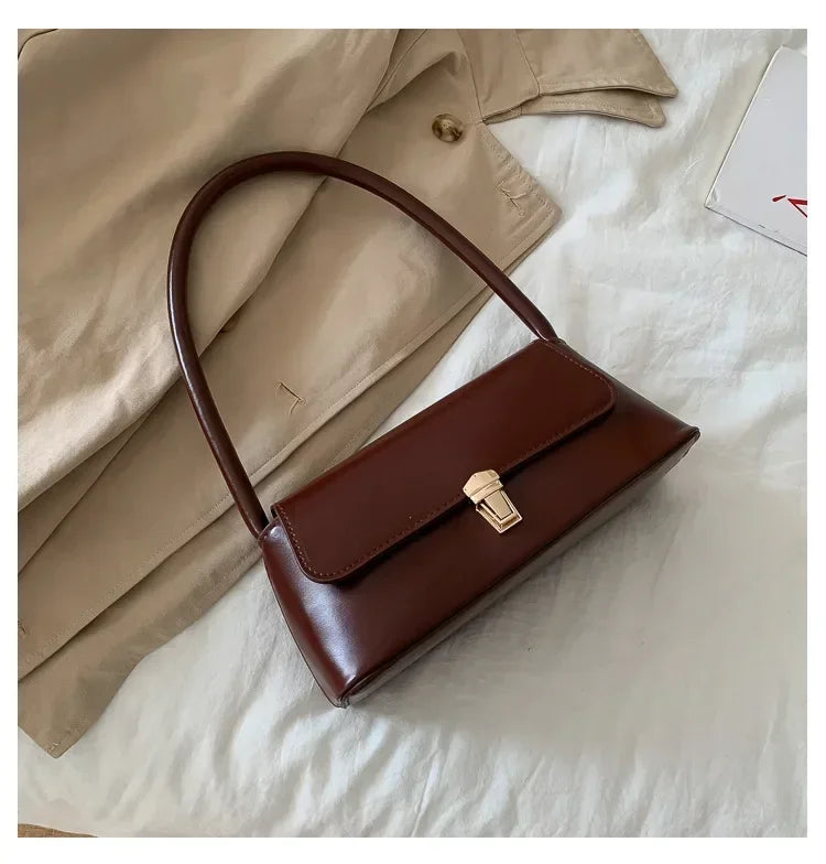Luxury Brand Crossbody Bags for Women Fashion Design Underarm 2025 Woman Shoulder Bag Female Handbag and Purses Solid Color