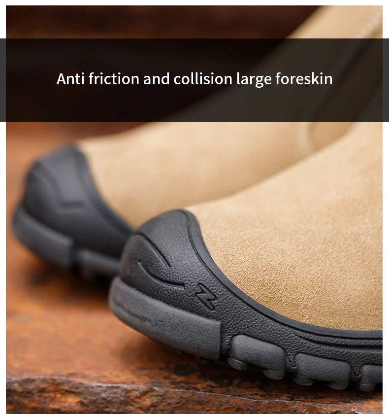 Men Work Safety Boots Indestructible Welder Shoes Steel Toe Work Shoes Anti smashing Security Protective Men Safety Shoes