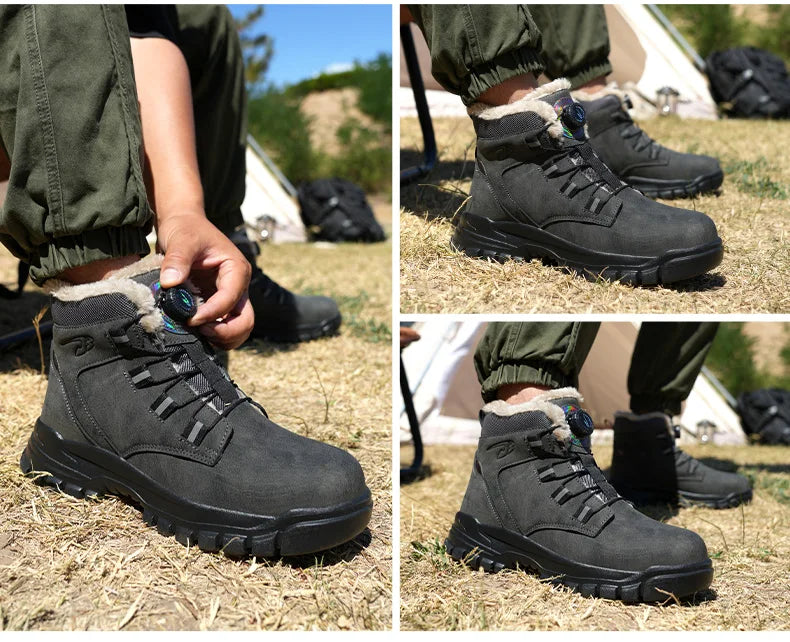 Work Safety Boots Men Waterproof Security Boots lightweight Industrial Steel Toe Work Shoes Protective Men Safety Shoes Size 48