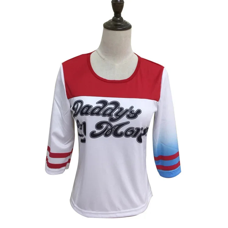 Hot Toys Suicide Harley Cosplay Squad Costumes Halloween Carnival Women Adult Jacket Pants Christmas Party Clothes