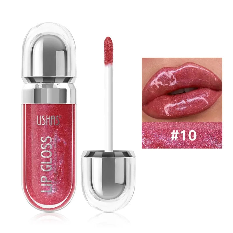 12 Colors Glitter Lips Gloss Long Lasting Diamond Pearlescent Metallic Liquid Lipstick Moisturizing Lip Glaze Cosmetics makeup