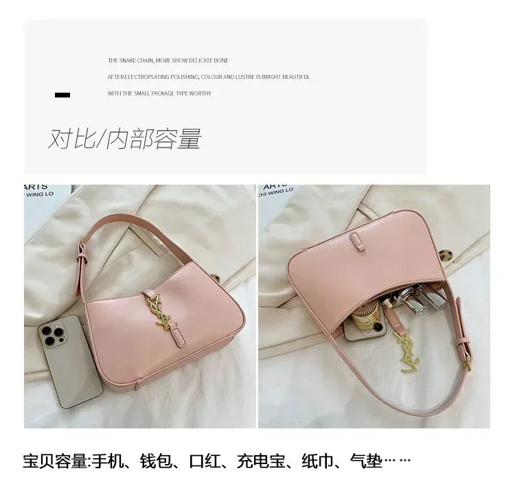 High Design Fashionable Women Bag Underarm Bag Trendy and Versatile Large Capacity Quality Shoulder Bag Minimalist Women's Bag