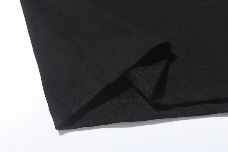 2025 Summer Fashion Men's Cotton Short sleeved T-shirt Round Neck Loose Letter Printed Moisture wicking and Sweating Top