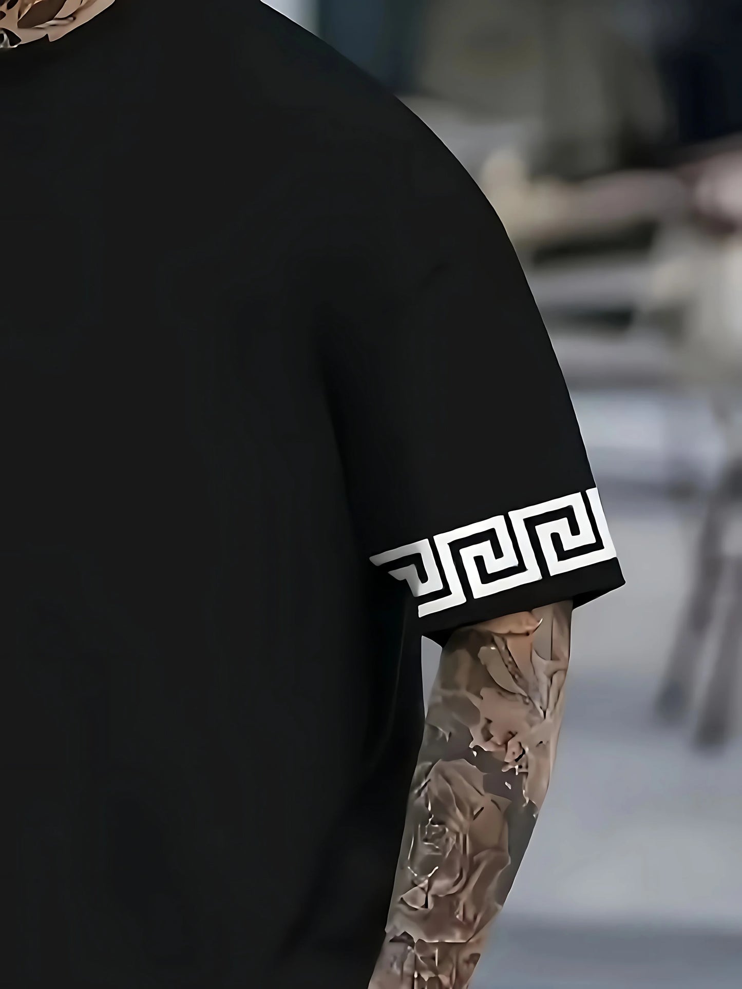 Summer 2025 Bestseller Men's Set Casual and fashionable 3D printed outdoor streetwear