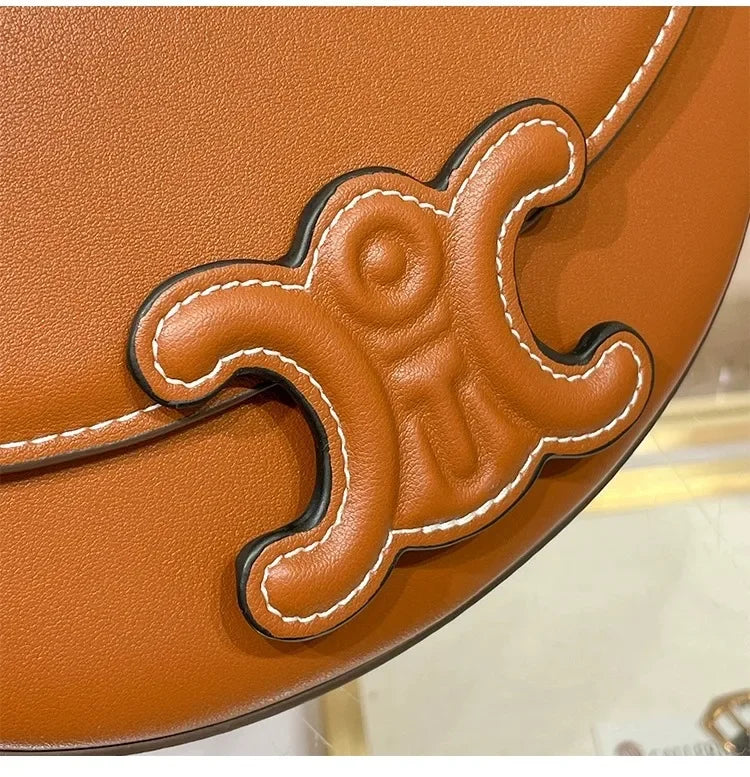 Trendy Fashionable Versatile Women's Shoulder Bag 2024 New Style Summer Collection Genuine Leather Waist Crossbody Small Bag
