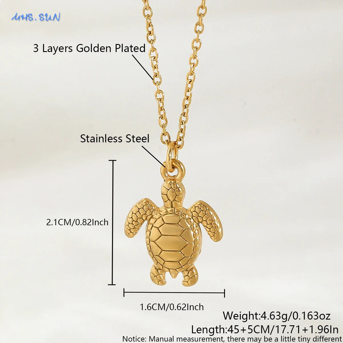 MHS.SUN Starfish Shell Conch Pendant Necklaces For Women Men Stainless Steel Trendy Chain Choker Beach Jewelry Summer Party