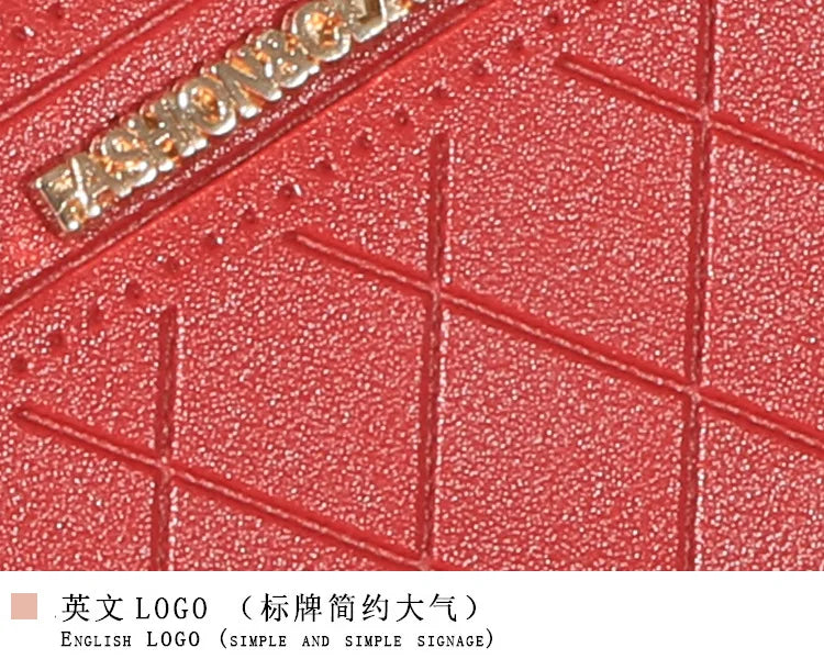 Long Women's Wallet Female Purses Tassel Coin Purse Card Holder Wallets Double Zipper Pu Leather Clutch Luxury Money Phone Bag