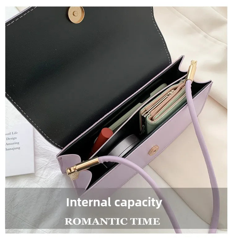 Luxury Brand Crossbody Bags for Women Fashion Design Underarm 2025 Woman Shoulder Bag Female Handbag and Purses Solid Color