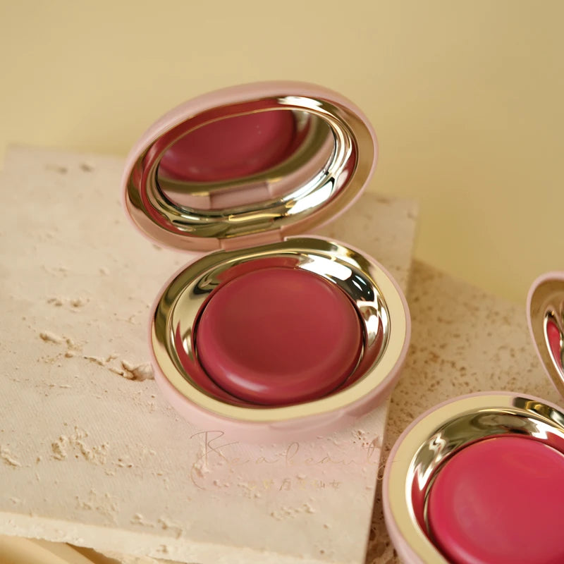 Rare Beauty Mauve Rose Neutral Blush Powder Portable Makeup Liquid Blush Moisturizing Dual-use Waterproof Lip Glaze Plump Smooth