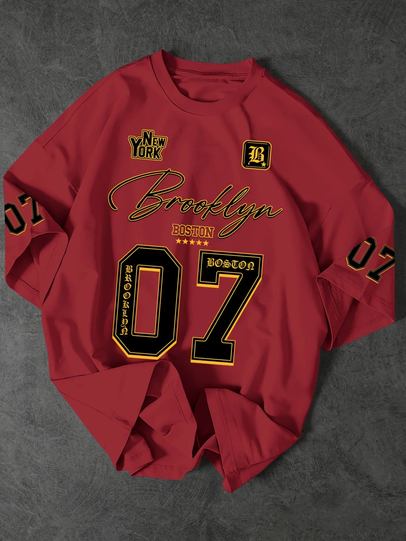 2025 Summer New Men's T-shirt casual sportswear digital sportswear outdoor street men's wear