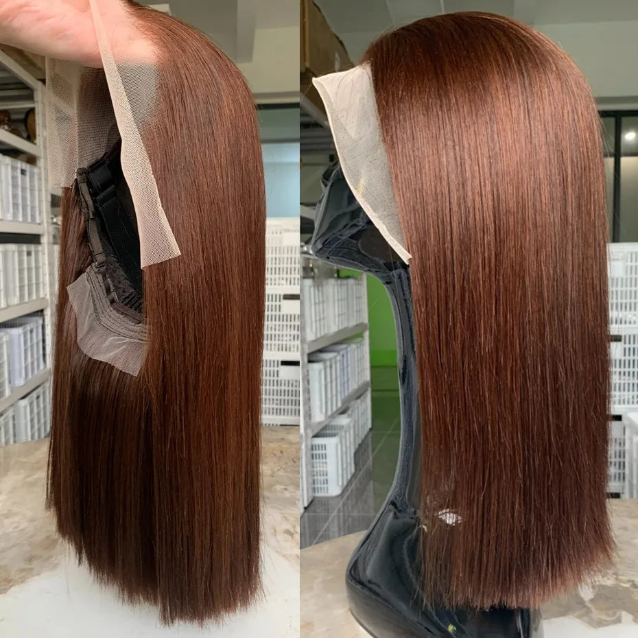 Vietnamese Glueless Wigs 100%human Hair Quality 2x6 Lace Closure Ready to Wear Wig 250 Density13x6 13x4 Lace Frontal Bob Wigs #2