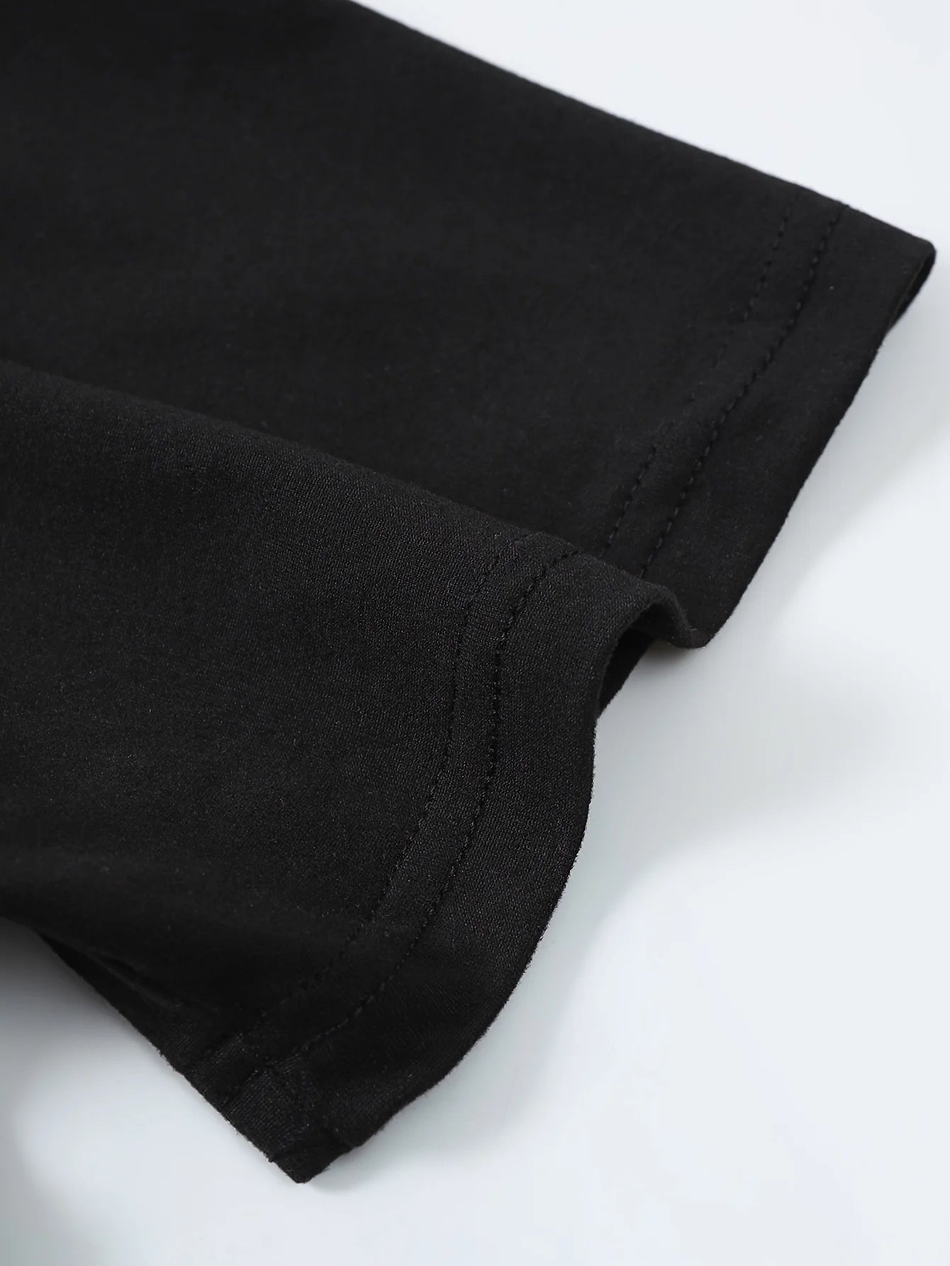 Men's Summer Casual Loose Size 100% Cotton Letter Print Round Neck Short Sleeve T-shirt Top