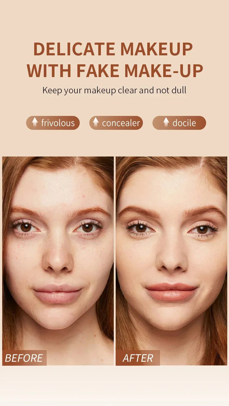 TVLV eraser foundation make-up stick 20g, with brush to brighten skin liquid foundation, long-lasting makeup concealer