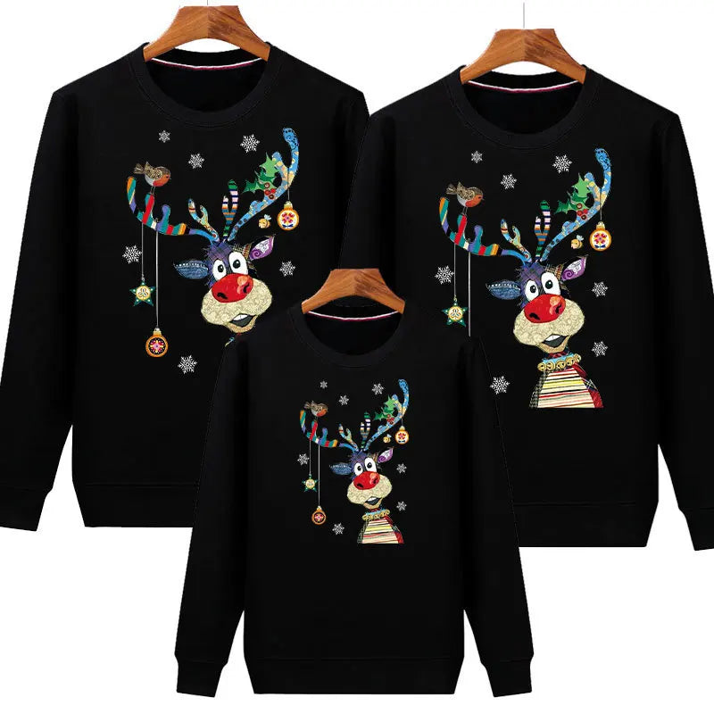Mom Daughter Dad Son Family Look Sweater Set Matching Family Outfits Christmas Sweatshirt Xmas Jersey Kids Baby New Year Jumper