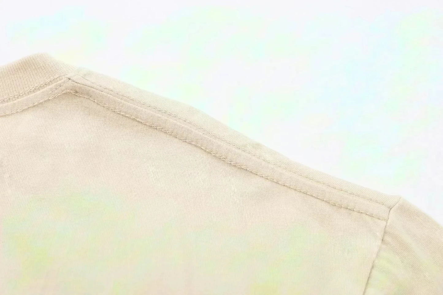 Men's summer 100% cotton fashionable casual loose coconut tree pattern printed sports round neck short sleeved T-shirt top