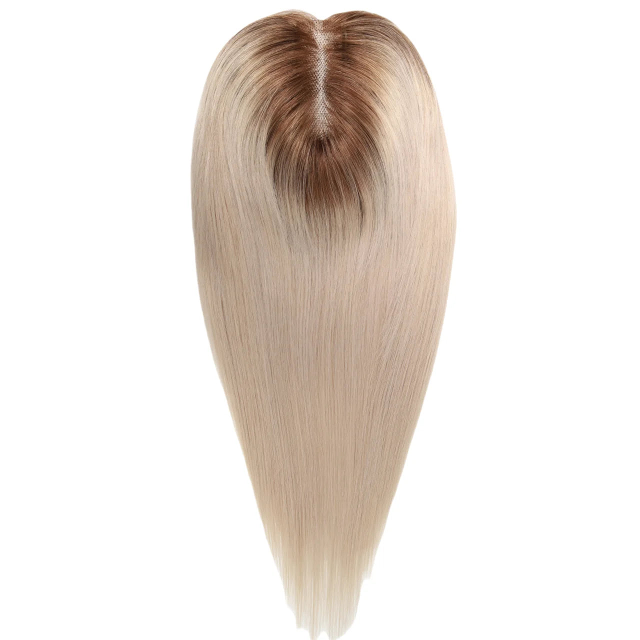 100% Remy Human Hair Natural Hair Topper HairPieces for Women Silk Base 3Clip in Toppers Hair Swiss Lace Hair Topper Breathable