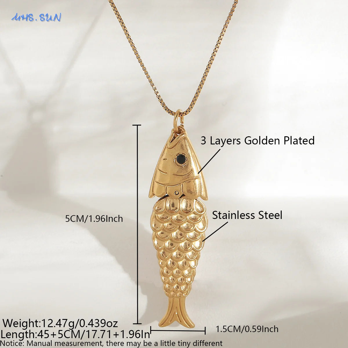 MHS.SUN Starfish Shell Conch Pendant Necklaces For Women Men Stainless Steel Trendy Chain Choker Beach Jewelry Summer Party