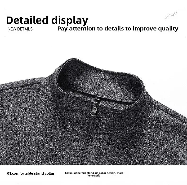 Casual Sportswear Set for Middle-Aged And Elderly Men Spring Autumn New Style Two-Piece Suit Dad Clothes Comfortable Fitness Out