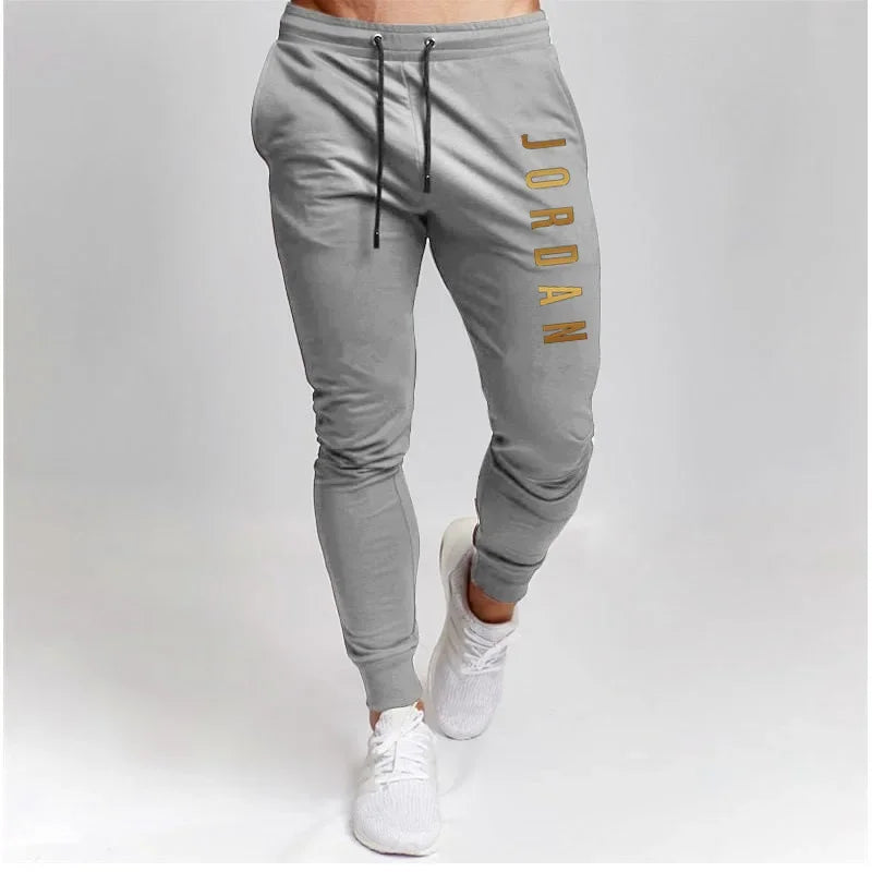 Men Loose and Versatile Stretch Trousers Cross-border Spring and Autumn Sports Pants Casual Pants Slim Casual Sports Pants S-3XL