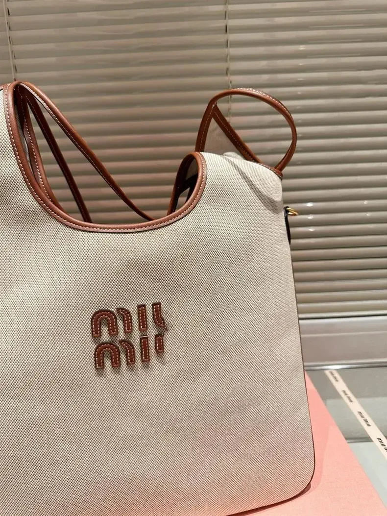 Canva Women's Cross-Border New Style Shoulder Bag HOBO Large Capacity Tote Bag Handheld Diagonal Bags College Style Bags