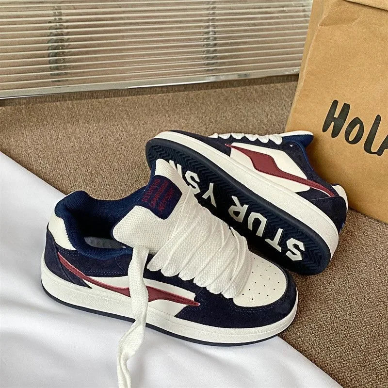 Retro Thick Bottom Platform Shoes Women's Casual Bread Shoe Chic Original White Sneakers Versatile Summer Rubber Sole Loafers