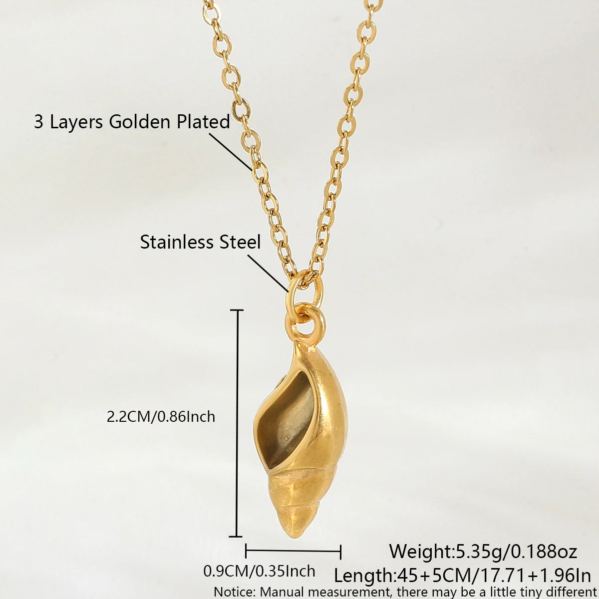 Summer Women's Starfish Conch Shell Necklace Fashion Stainless Steel Gold/Silver Color Crab Turtle Choker Beach Jewelry Gifts