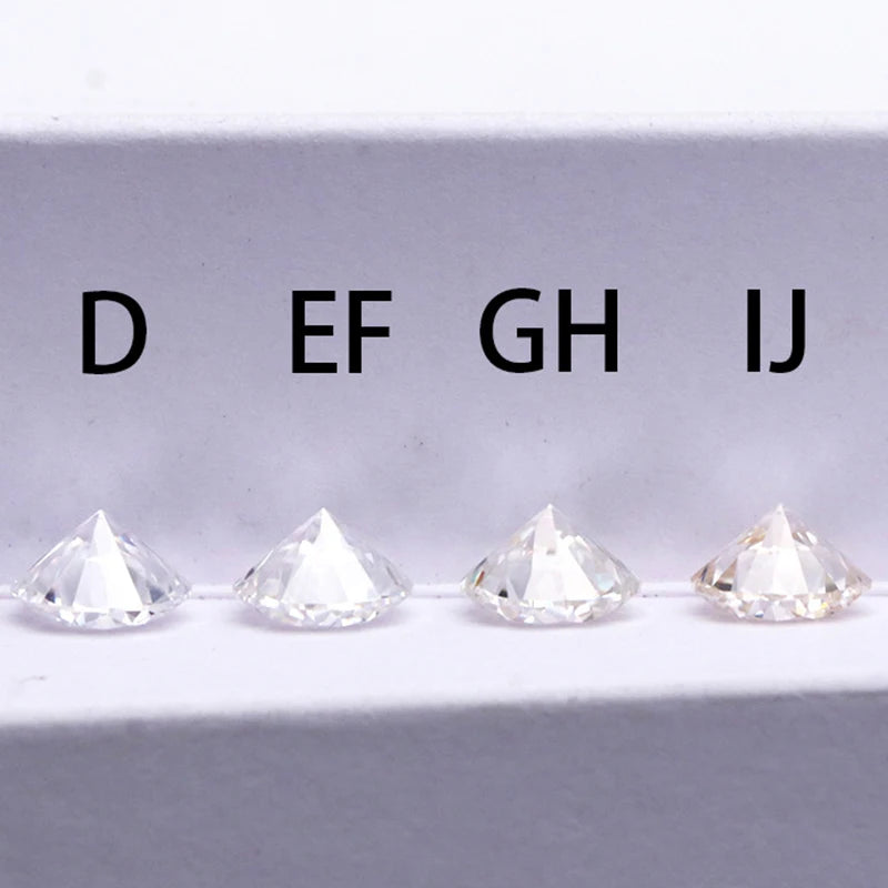 DJMAX 0.5-2ct Moissanite Diamond Stud Earrings for Women Original 925 Sterling Silver Lady's Moissanite Earring New 2025