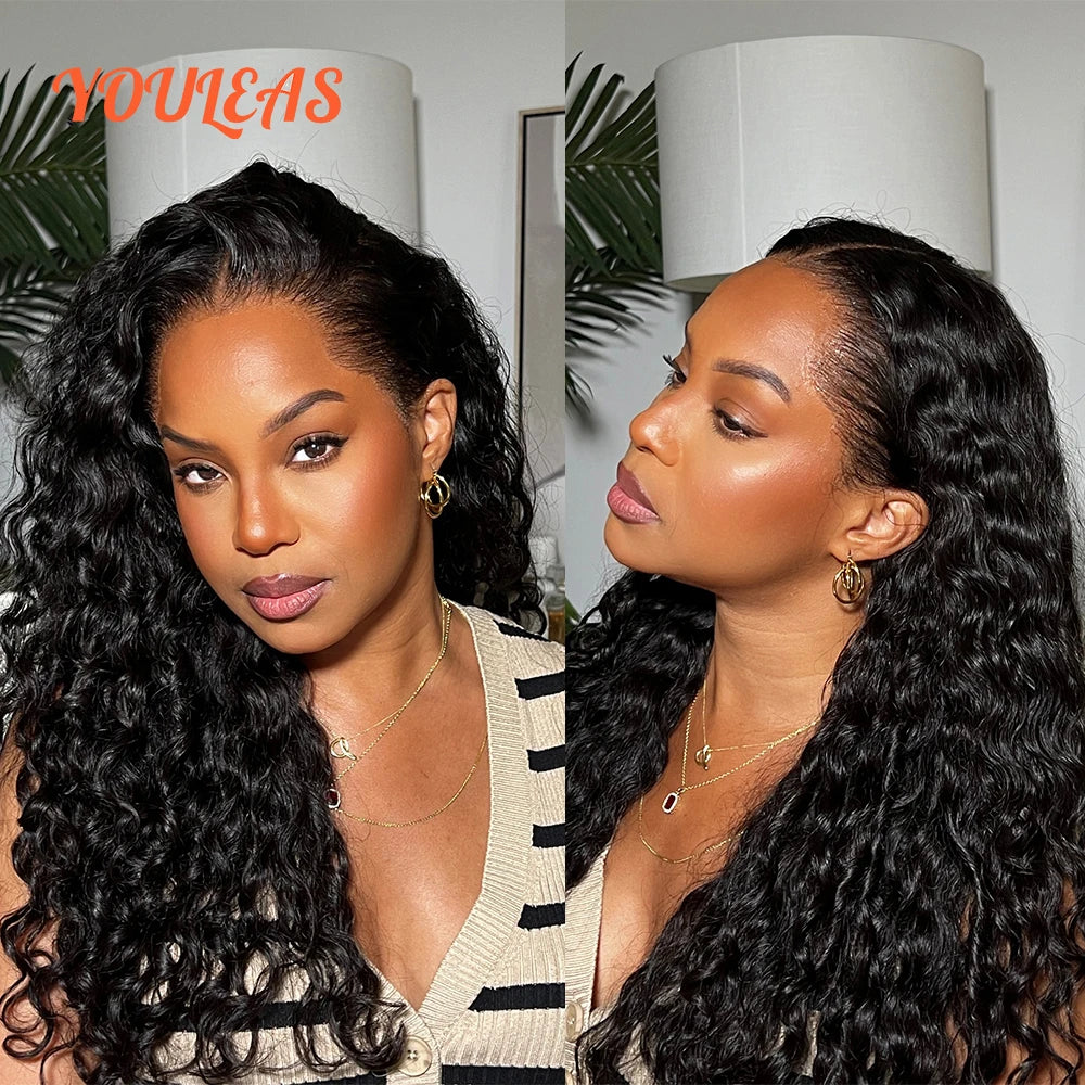 New Trend Lagos Hairline curly Human Hair Wig 13x4 Lace Frontal Glueless Wigs Human Hair Pre Plucked Burmese Curly Ready To Wear