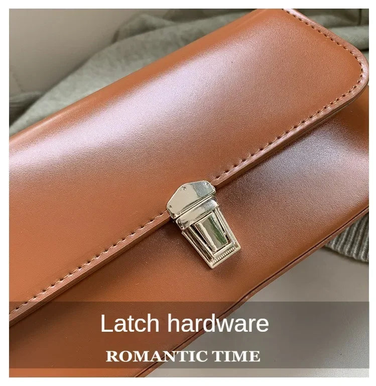 Luxury Brand Crossbody Bags for Women Fashion Design Underarm 2025 Woman Shoulder Bag Female Handbag and Purses Solid Color