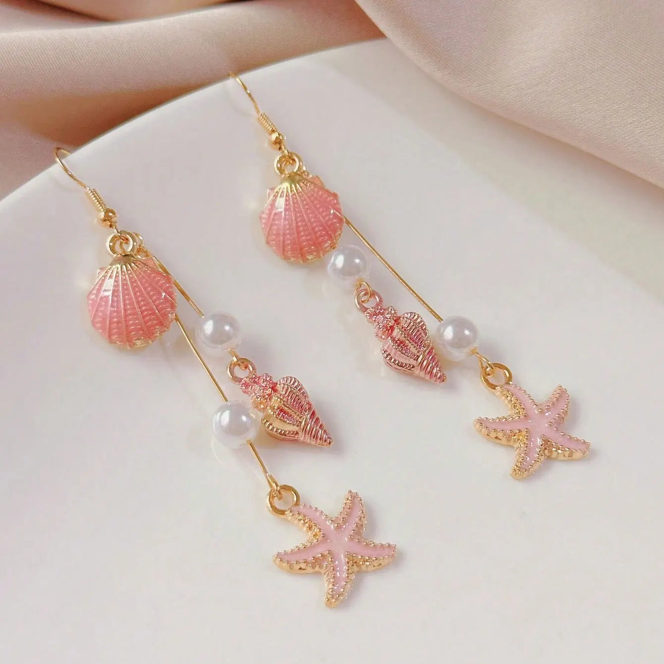2025 New Fashion Orange Pendant Earrings Quality Drop Earrings for Girls Women Children Party Birthday Gift Lovely Jewelry