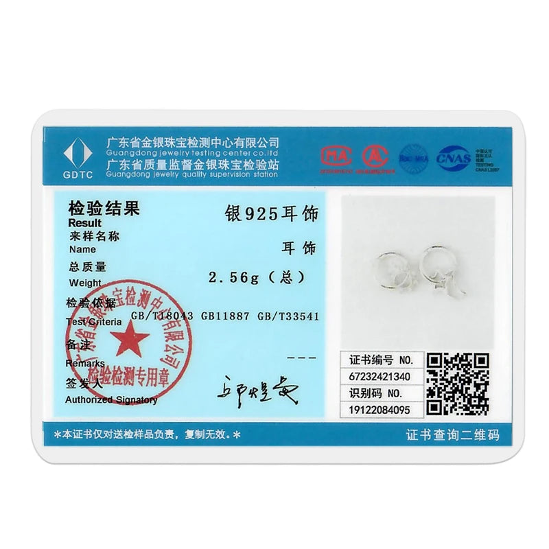 2025 New 925 Sterling Silver Hoop Earrings Flowers Zircon Drop Earrings Stud For Woman Fine Birthday Wedding Party Jewelry Gifts