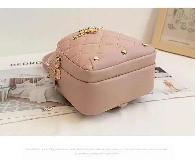 Fashionable Bag Women Backpack Mini Leisure Handbag