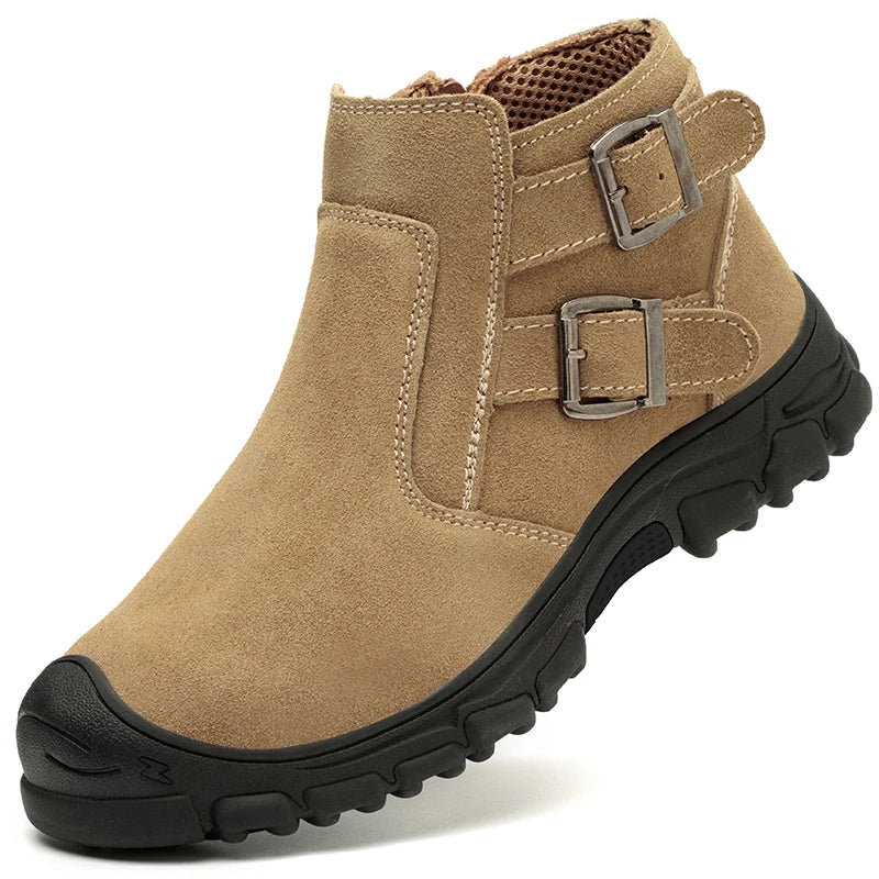 Men Work Safety Boots Indestructible Welder Shoes Steel Toe Work Shoes Anti smashing Security Protective Men Safety Shoes