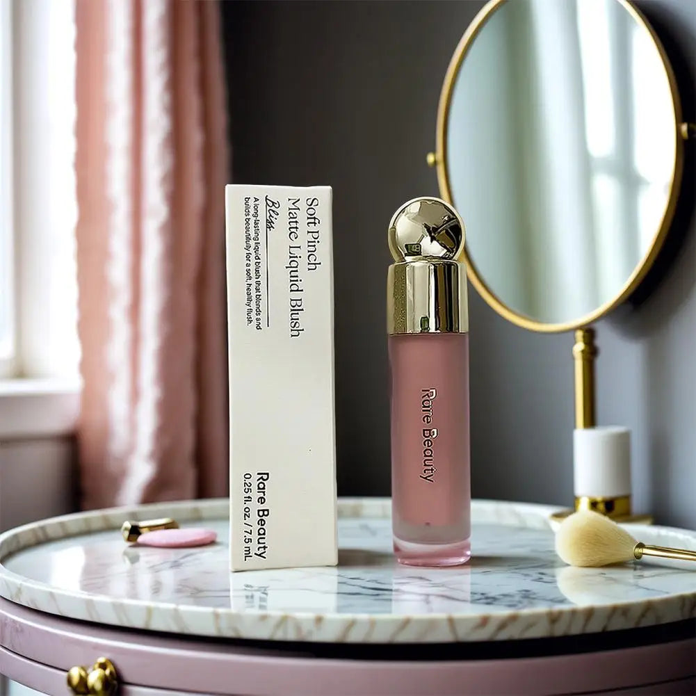 Rare Beauty Soft Pinch Liquid Blush 3.5ml Long-Lasting Matte Low Saturation Natural Moisturizing Facial Powder Blusher Makeup