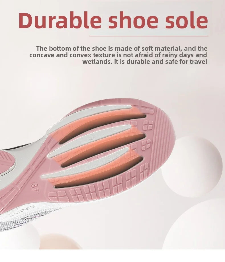 Women Platform Casual Sneakers Shoes Mesh Breathable Running Shoes Chunky Summer Sports Tenis Shoes 2025 Luxury Vulcanize Shoes