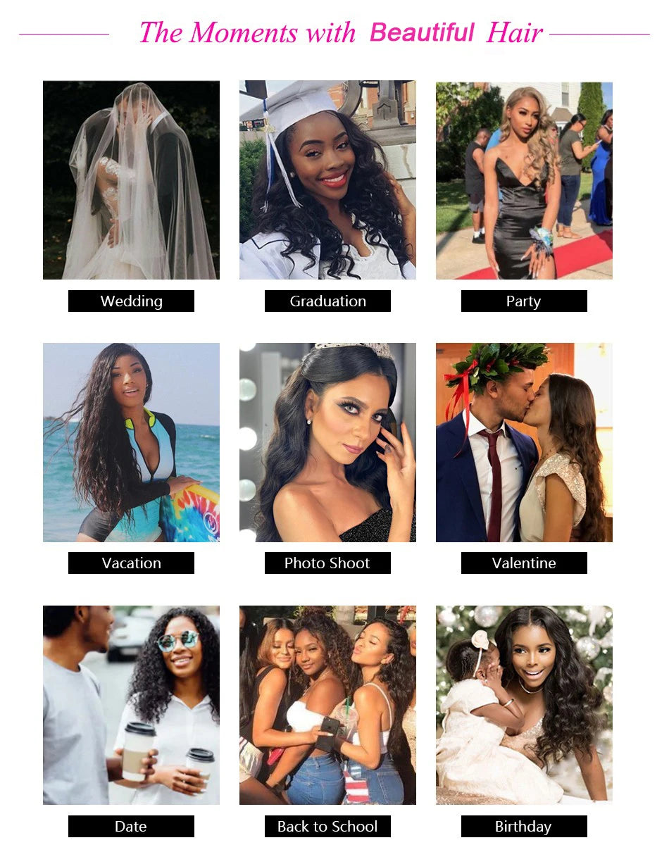 Kinky Curly 13x4 Lace Frontal Wig For Women 13x6 Glueless Human Hair Wigs Deep Water Wave Full Lace Front Wigs Ready to Wear Wig