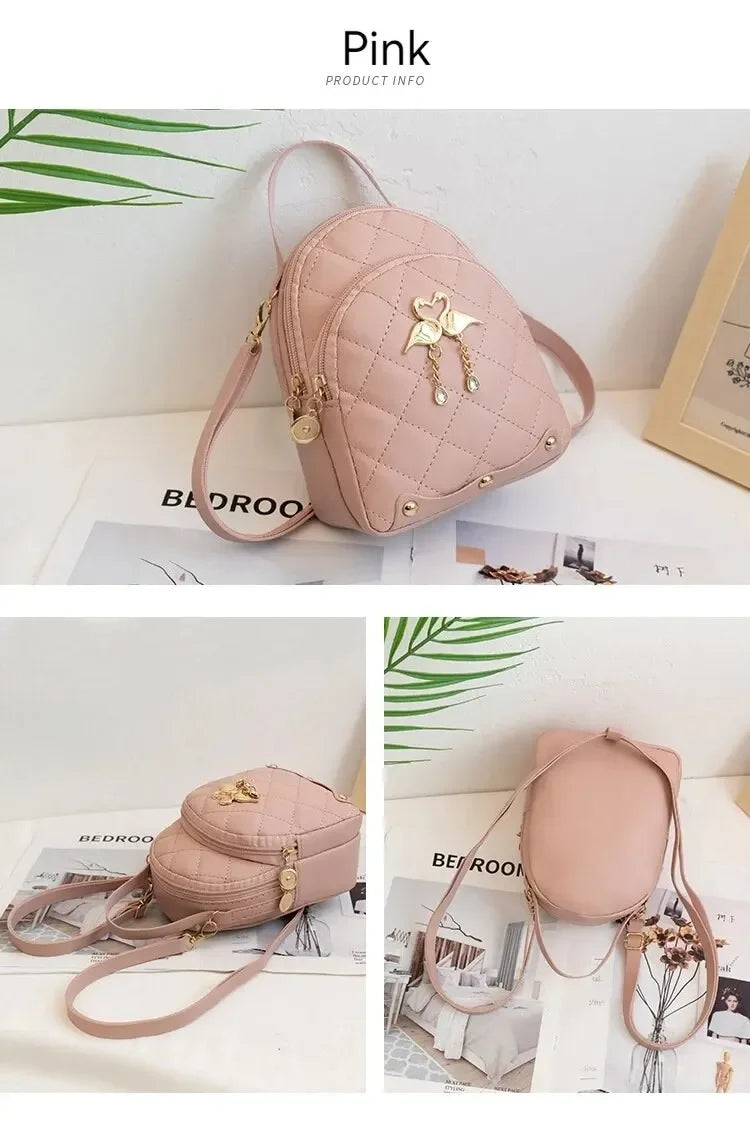 Fashionable Bag Women Backpack Mini Leisure Handbag