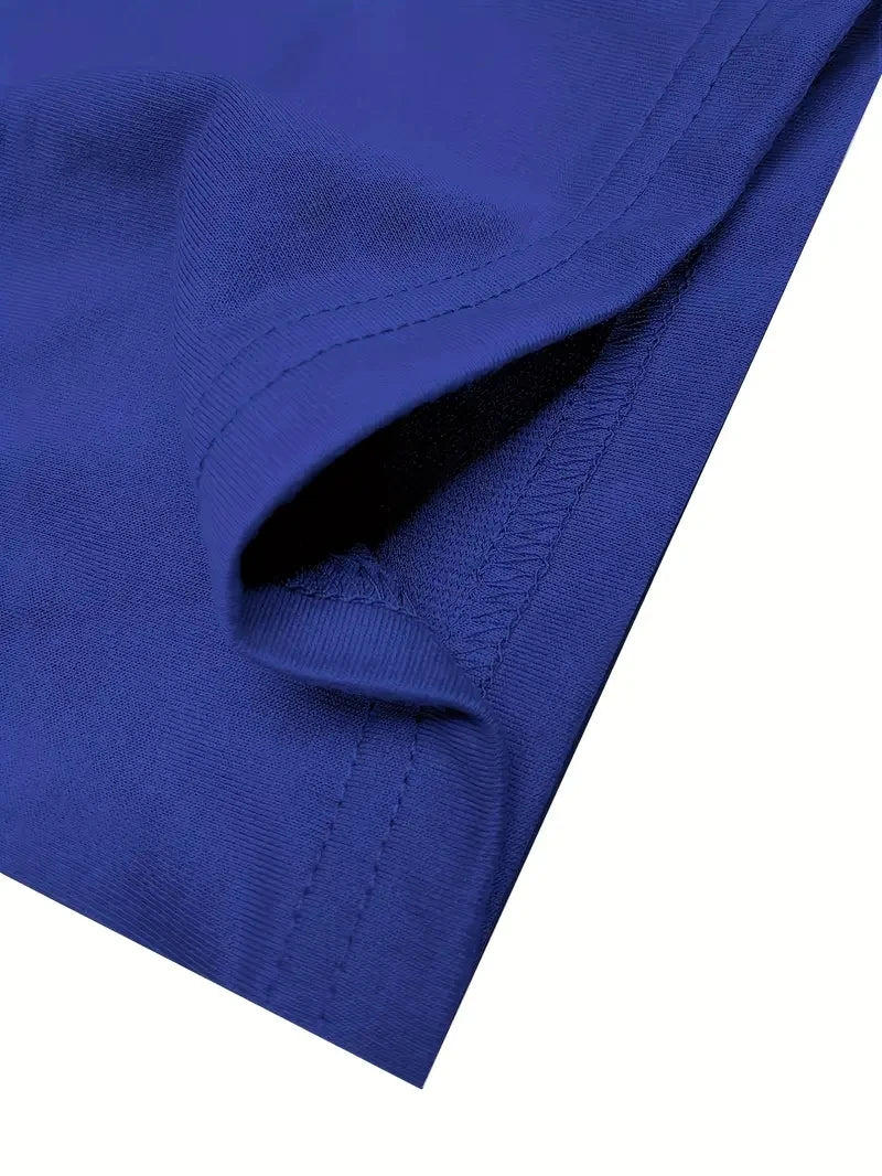 Men's 100% pure cotton fashionable casual sports loose trendy doll graffiti printed round neck short sleeved T-shirt top