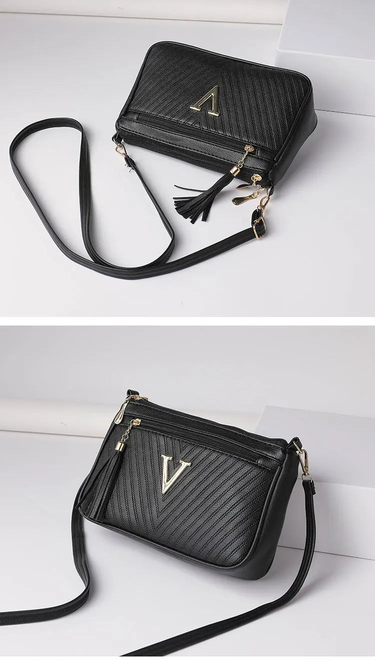 Women's Middle-aged Crossbody Bag Korean Version 2025 Spring/summer Fashion Trend Single Shoulder Bag Change Mobile Phone Purse