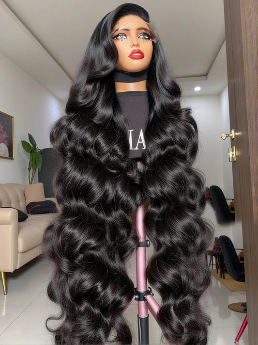Luvin HD Transparent Body Wave Human Hair Wigs 13x6 Body Wave Lace Front Wig Human Hair Brazilian Water Wave Lace Frontal Wigs