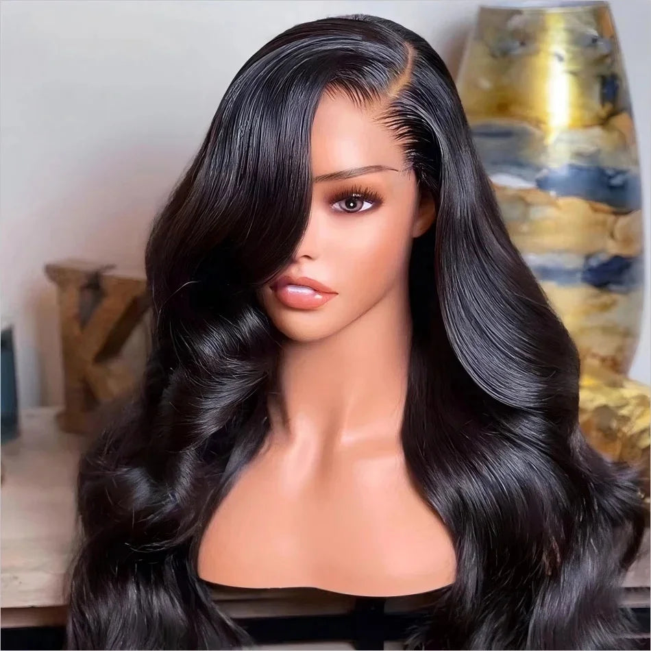 13x4 Transparent Lace Front Human Hair Wigs Brazilian Body Wave Pre Plucked 13x6 HD Lace Frontal Wigs For Women 4x4 Closure Wig