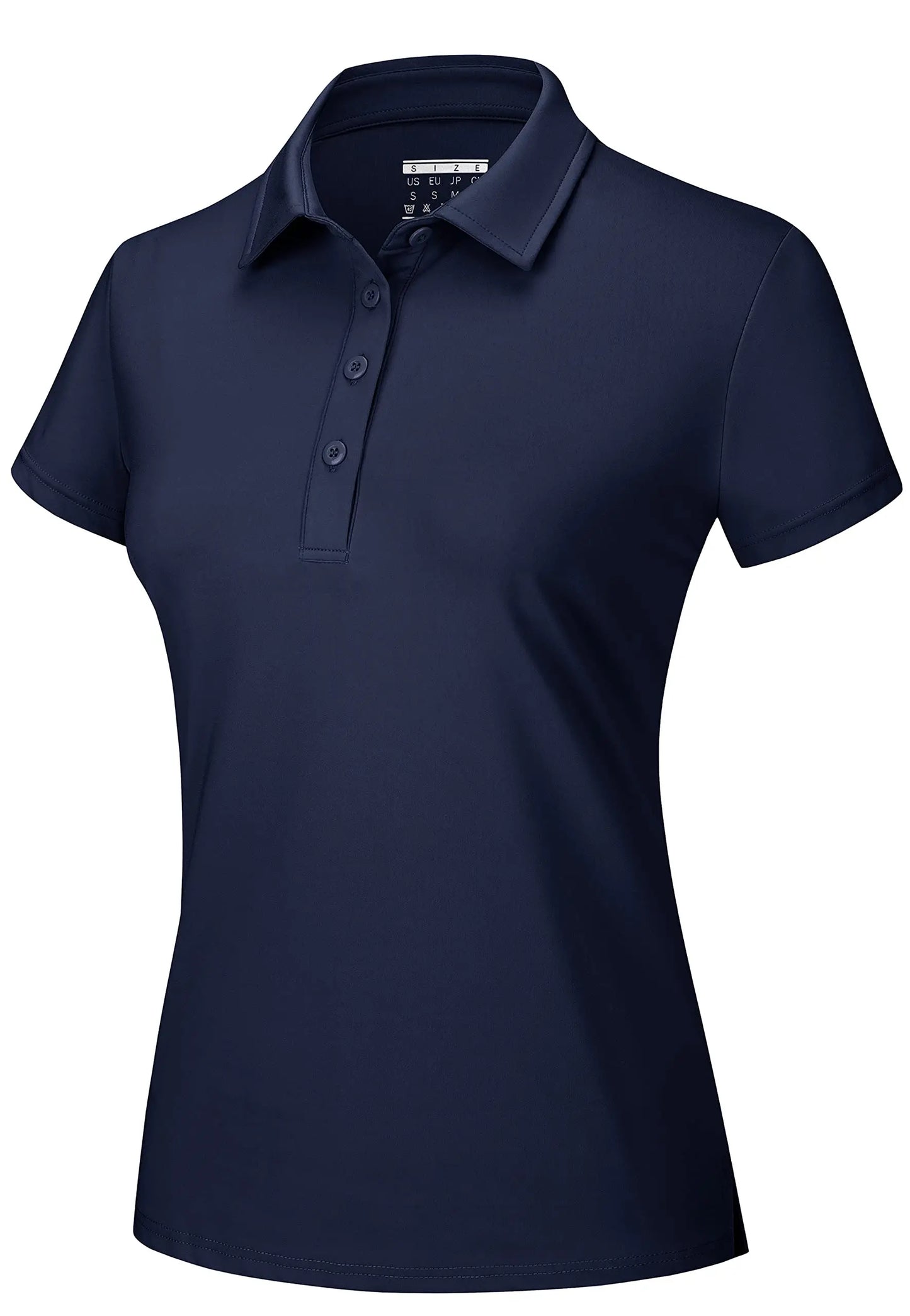 TACVASEN Summer UPF 50+ Short Sleeve Shirts Womens Sun Protection T-shirts Quick Dry 4 Buttons Tennis Workout Tee Golf Pullovers