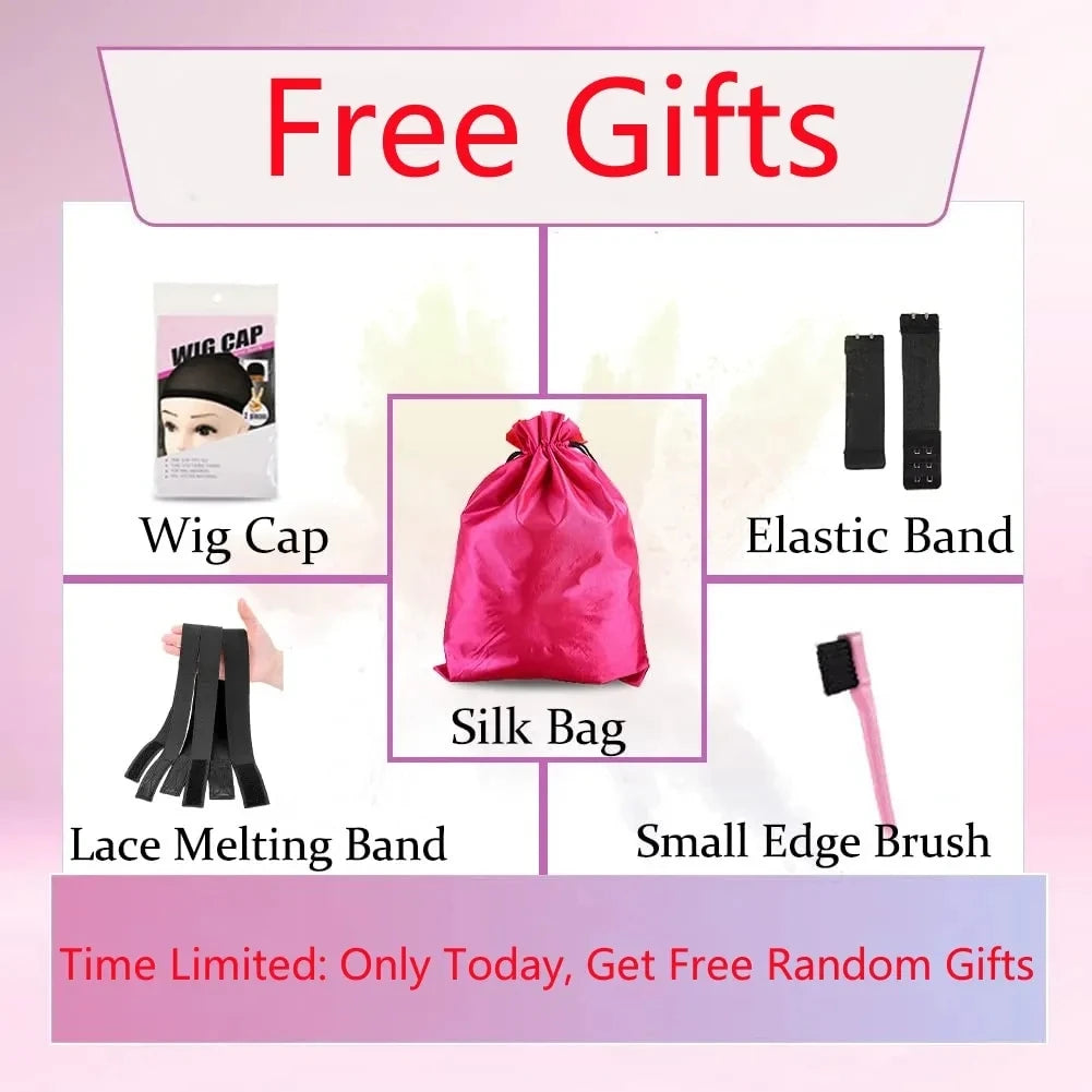 1B/30 highlight 3 In 1 Half Wigs Human Hair Drawstring Burmese 3C 4A Curly Invisible Half Wigs Water Wave Half Wigs Human Hair