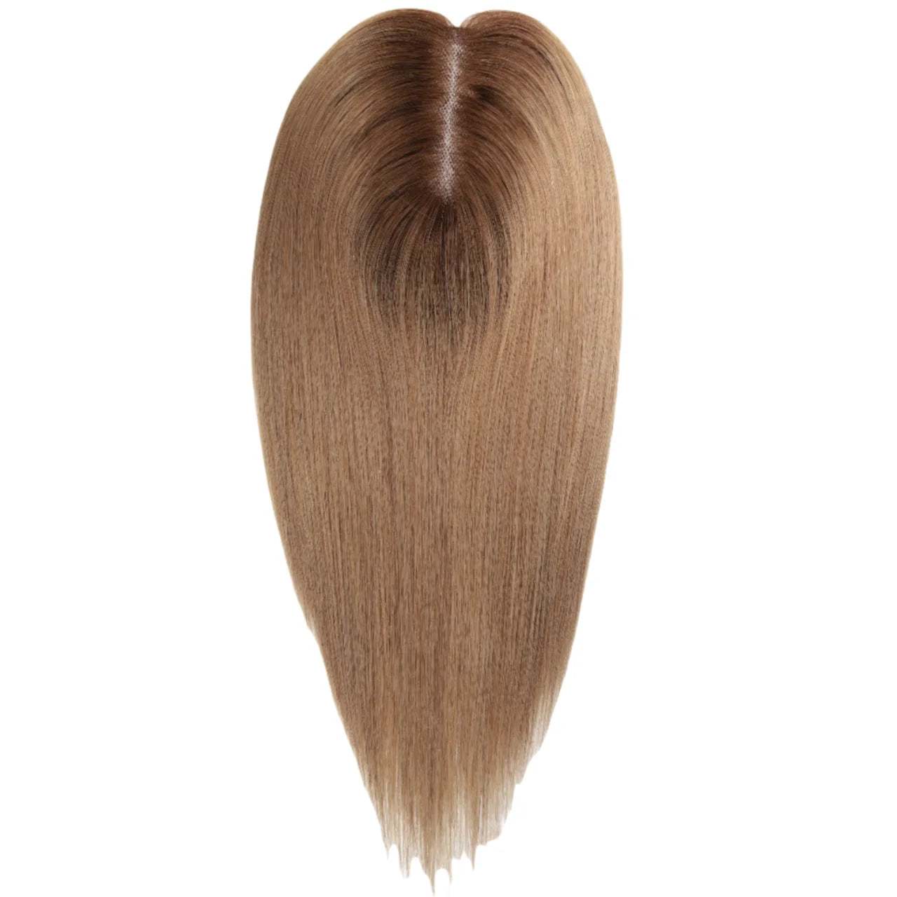 100% Remy Human Hair Natural Hair Topper HairPieces for Women Silk Base 3Clip in Toppers Hair Swiss Lace Hair Topper Breathable