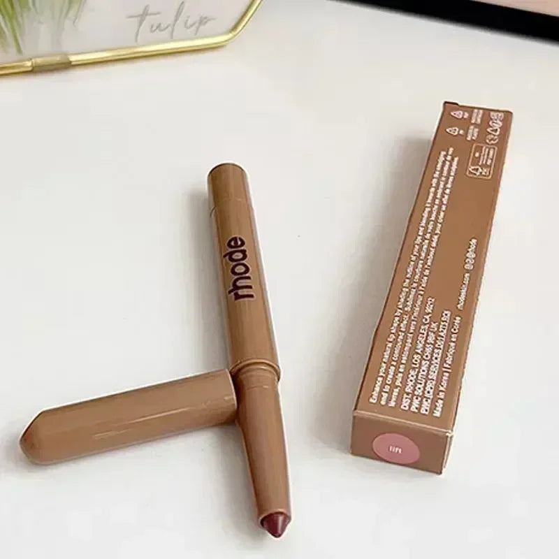 Fashion Skin Peptide Lip Shape Pen Lip  Liner Long Lasting Lip Tint Pencil Pen Makeup Lipstick Powder Gloss Woman  Cosmetic
