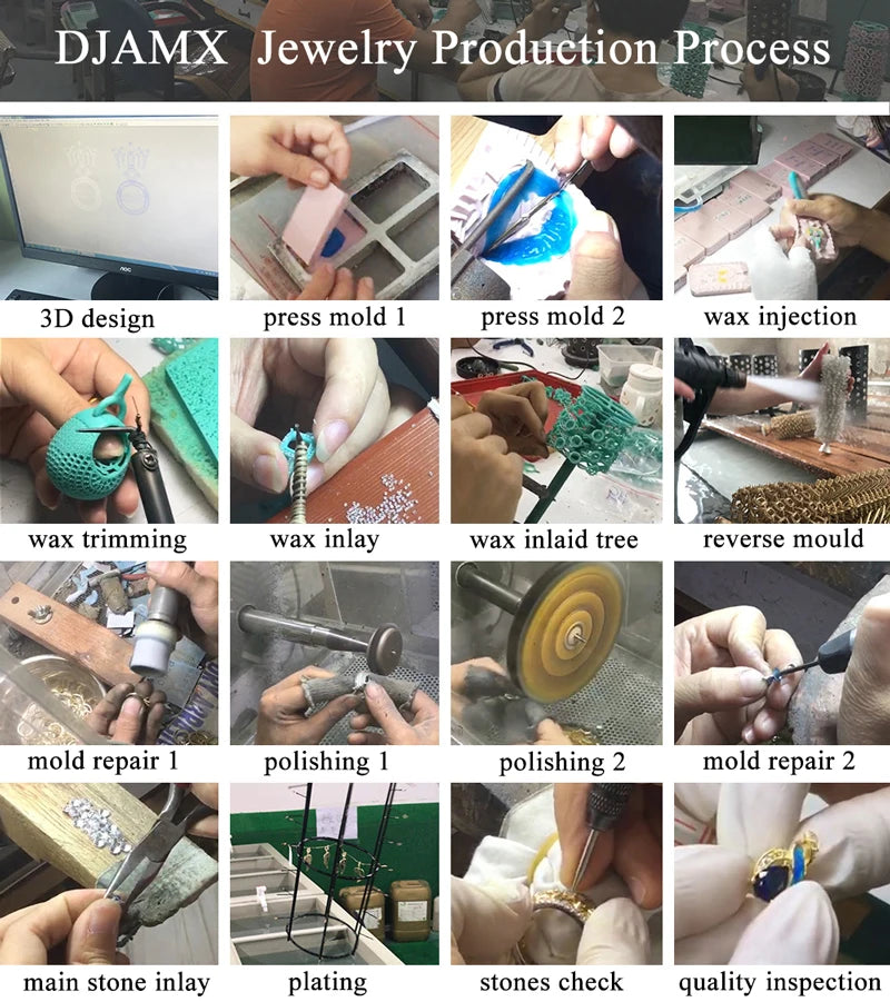 DJMAX 0.5-2ct Moissanite Diamond Stud Earrings for Women Original 925 Sterling Silver Lady's Moissanite Earring New 2025