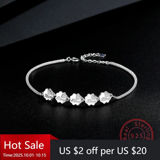 2025 925 Silver Luxury Bracelet for Women Niche European American Design All Match