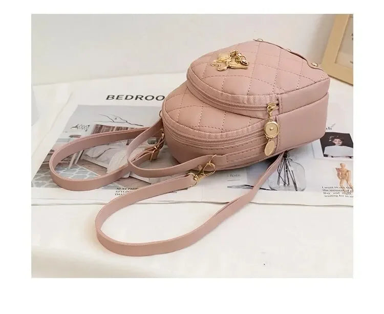 Fashionable Bag Women Backpack Mini Leisure Handbag