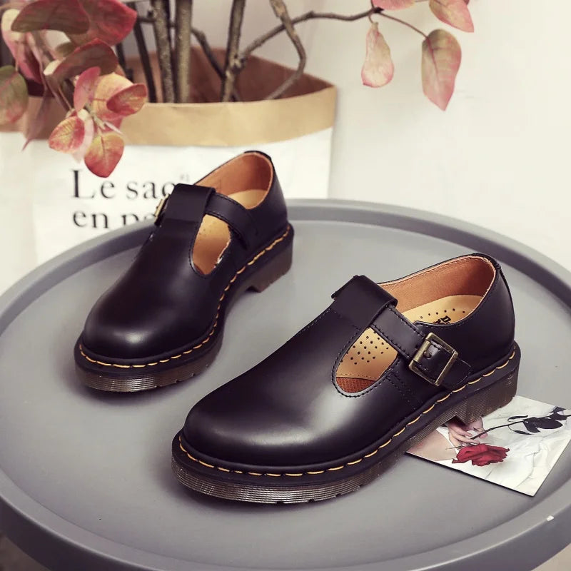 Spring and Autumn Casual Shoes for Men and Women 2025 Fashion Mary Jane Shoes Women Thick-soled British Business Casual Shoes 45
