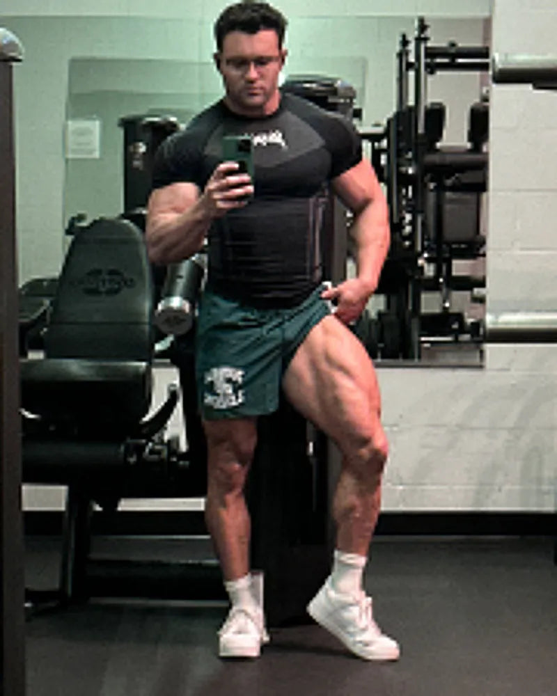 Men Short Sleeve 2025 Spring Autumn New StyleFitness Clothes Quick Drying Breathable Stretch Tight Fitting Clothing T-Shirt